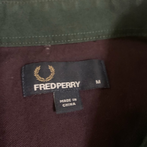 Fred Perry Button Down - Green - Picture 5 of 5